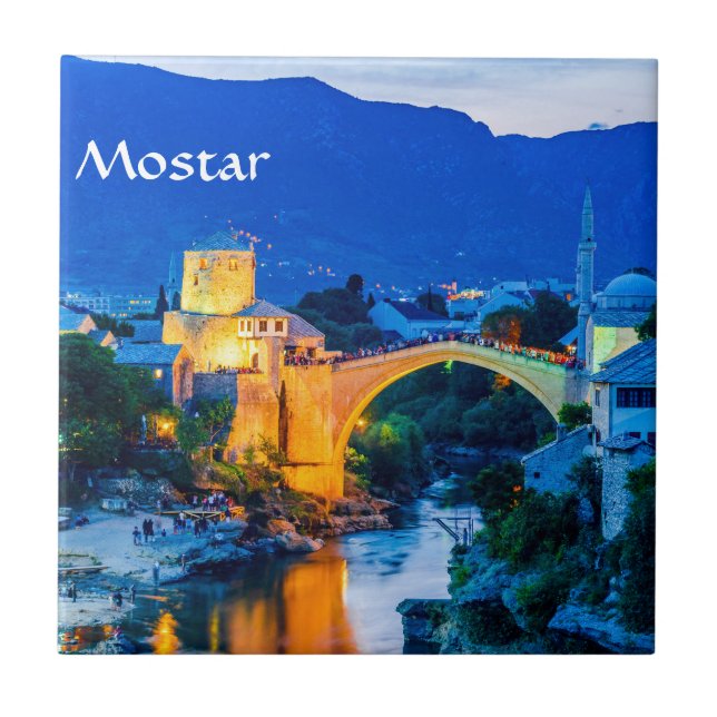 Mostar Kakelplatta (Framsidan)
