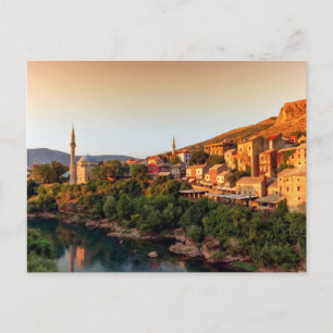 Mostar Old city, Bosnien och Hercegovina Vykort