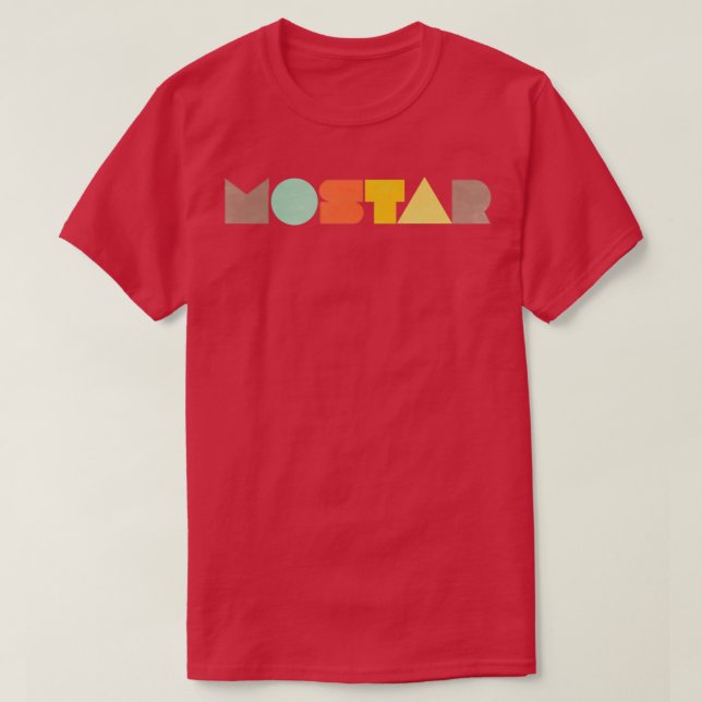 Mostar Vintage T Shirt (Design framsida)