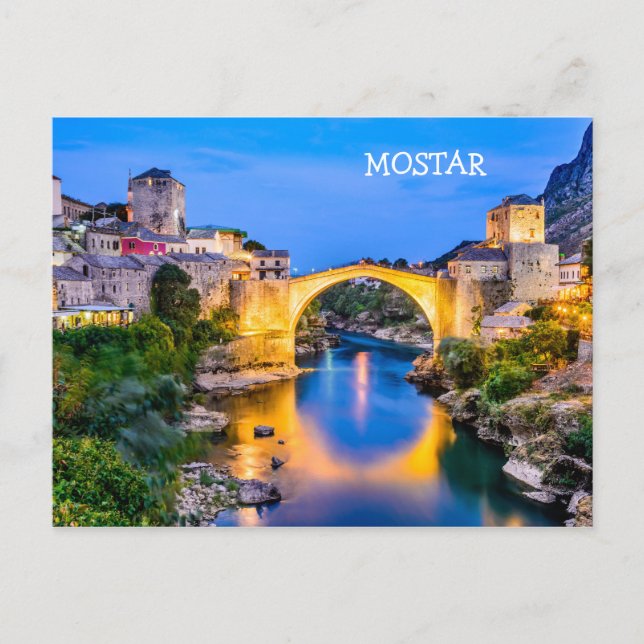 Mostar Vykort (Framsida)