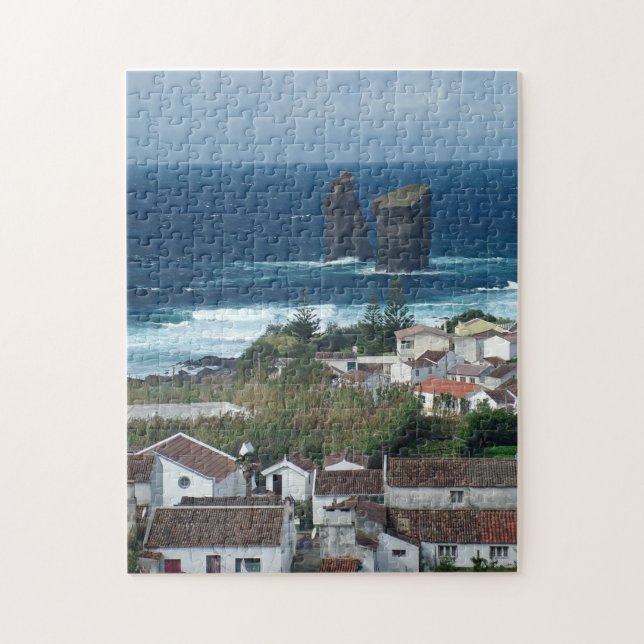 Mosteiros - Azores öar Pussel (Vertikal)