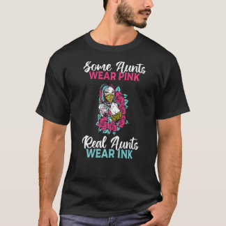 Moster bära Rosa i Moster bära Bläck Familj Si T Shirt