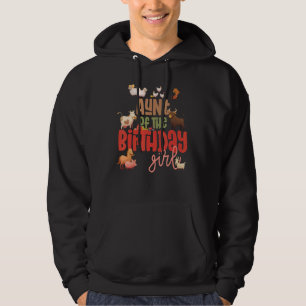 Moster Barn Animals Farm Land Birthday Crew Tema Hoodie