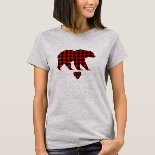 Moster Bear jul jul Pajama Red Play Buffalo T Shirt