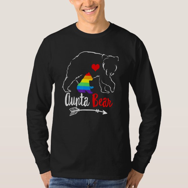 Moster Bear Proud Mamma Aunta Auntie Ally Lgbtq Ra T Shirt (Framsida)