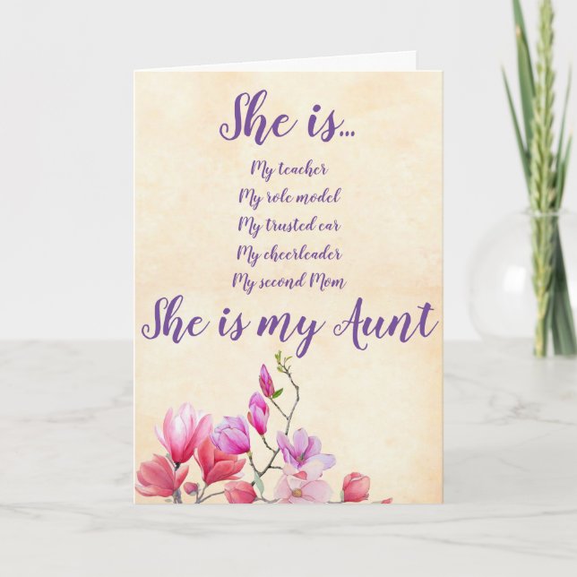 Moster Blommor, födelsedagskort Kort (Framsida)