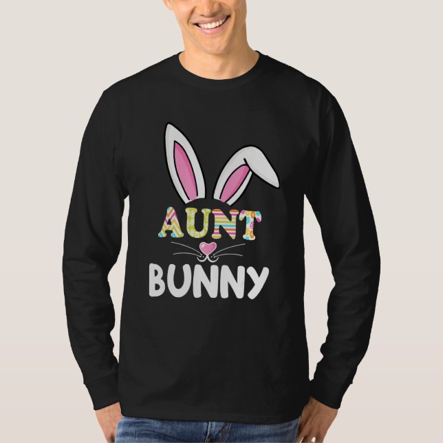 Moster Bunny Outfit Matching Family Påsk Mor Da T Shirt (Framsida)