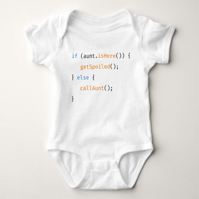 Moster Developer Funny Newborn Baby Code T Shirt (Framsida)