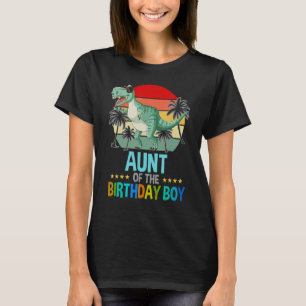 Moster Dinosaur of the Birthday Boy Matching Famil T Shirt