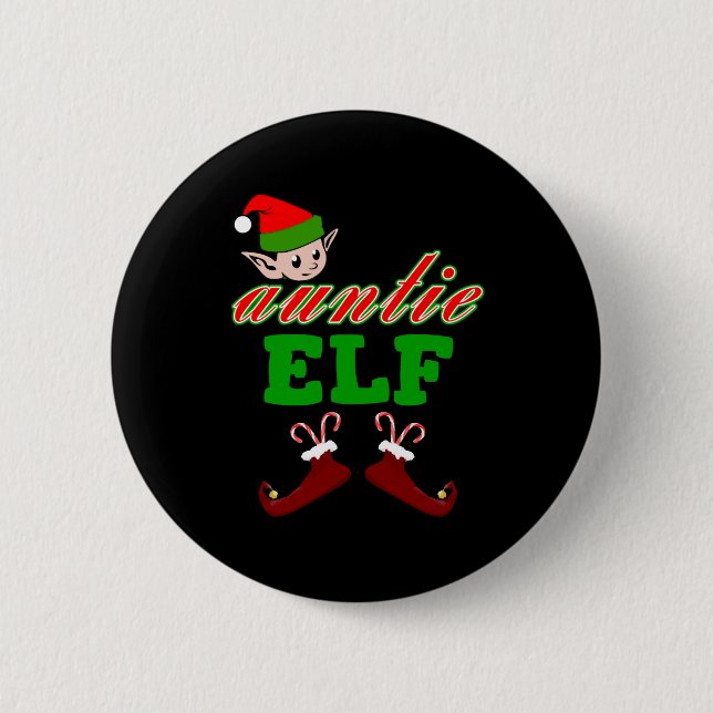 Moster Elf-julklapp Knapp (Framsida)