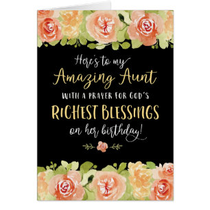 Moster födelsedag, här är min Fantastisk Moster Hälsningskort