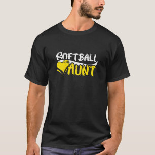 Moster för proud Softball Auntie (softball) T Shirt