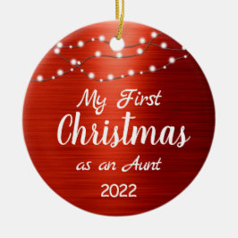 Moster första julsträng Ljus Foto Julgransprydnad Keramik