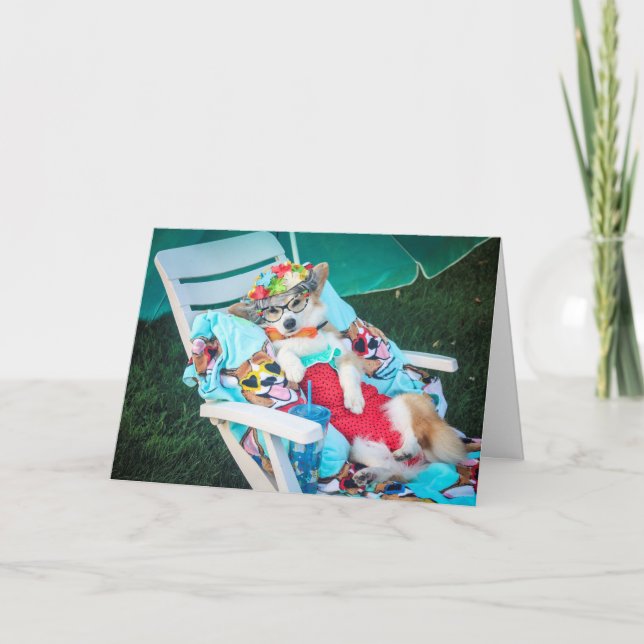 Moster Gussy-födelsedagskort Kort (Framsida)