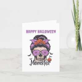 Moster Halloween-present till mamma Helgkort