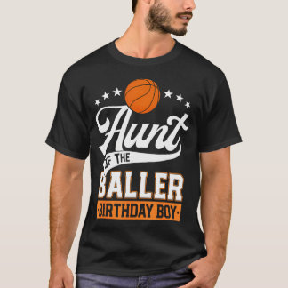 Moster i Baller Birthday Boy Basketball Thmet T Shirt