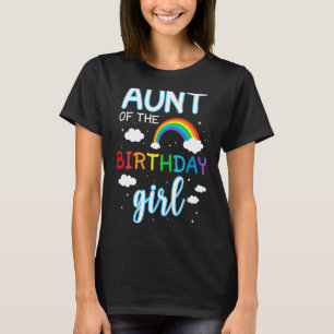 Moster i Birthday Girl Rainbow Matching Family T Shirt