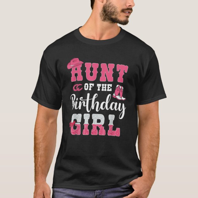 Moster i Birthday Girl Western Cowgirl Thmet 2 T Shirt (Framsida)