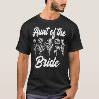 Moster i Bride Bachelorette Matching Group Flor T Shirt