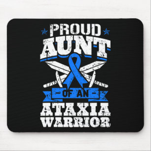 Moster i en Ataxi Warrior Awareness Ribbon Dystaxi Musmatta