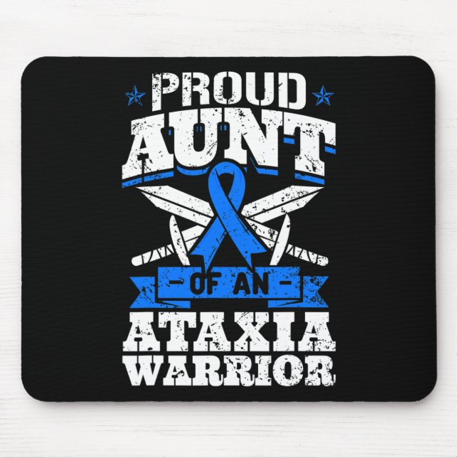 Moster i en Ataxi Warrior Awareness Ribbon Dystaxi Musmatta (Framsidan)