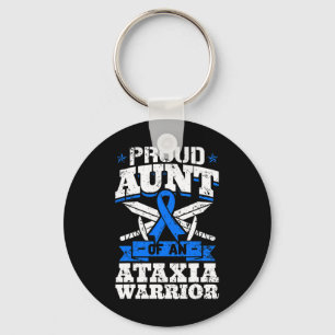 Moster i en Ataxi Warrior Awareness Ribbon Dystaxi Nyckelring