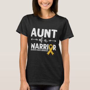 Moster i en krigare - Golden Ribbon Children Cance T Shirt