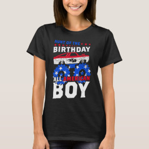 Moster i födelsedagen, all amerikansk pojkmonster t shirt
