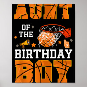 Moster i födelsedagskorgen Basketball B-day Decora Poster