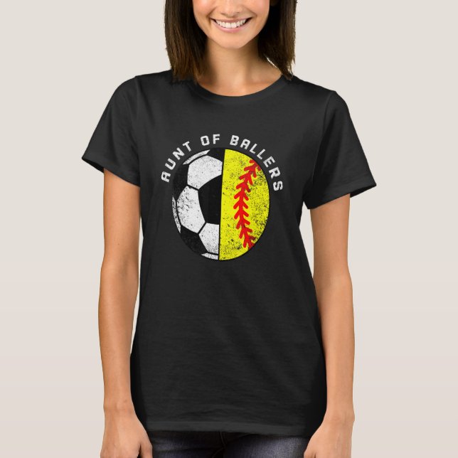 Moster i fotbollssoftball Moster T Shirt (Framsida)