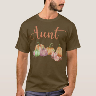 Moster i Little Pumpkin First Birthday Autumn Pump T Shirt