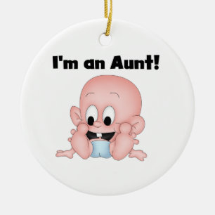 Moster i New Nephew T-shirts och Gifts Julgransprydnad Keramik