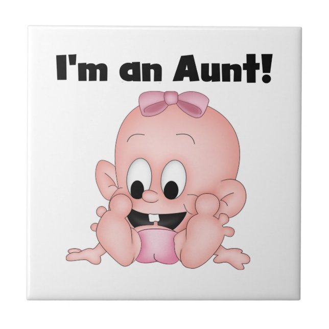 Moster i New Niece T-shirts och Gifts Kakelplatta (Framsidan)