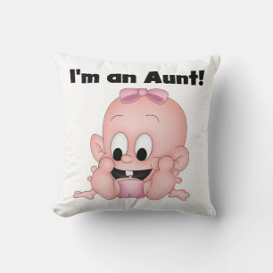 Moster i New Niece T-shirts och Gifts Kudde