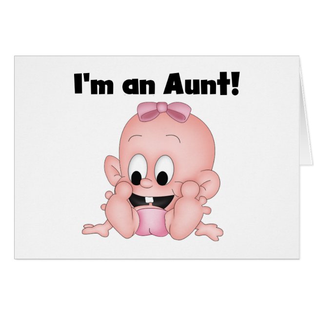 Moster i New Niece Tshirts and Gifts Hälsningskort (Framsidan Horizontal)