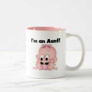 Moster i New Niece Tshirts and Gifts Två-Tonad Mugg