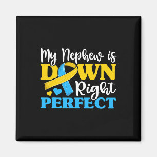 Moster i Trisomy Nephew Down Syndrome Awareness Magnet
