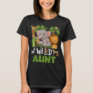 Moster i Vilden Zoo Birthday Safari Jungle Animal T Shirt