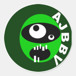 moster jamas, storbandsvaktantes ansikte-dekal runt klistermärke