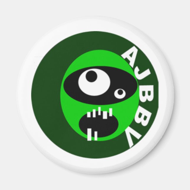 moster jamas storbandsvaktantes ansikte magnet (Framsidan)