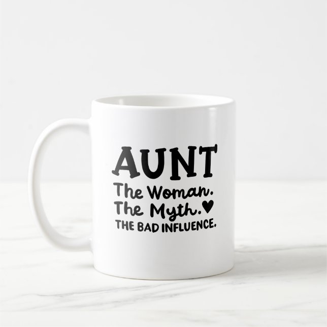 "Moster: Kvinnan, myten, det dåliga inflytandet" Kaffemugg (Vänster)
