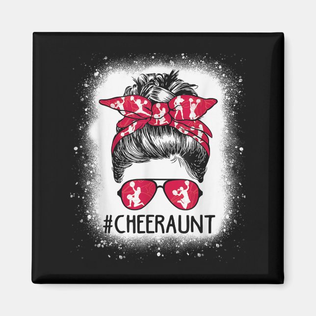 Moster Life Messy Bun Cheerledare Bleached Mor D Magnet (Framsidan)