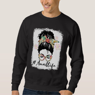 Moster Life Shirts for Women Blommigt Sunglasses M Lång Ärmad Tröja