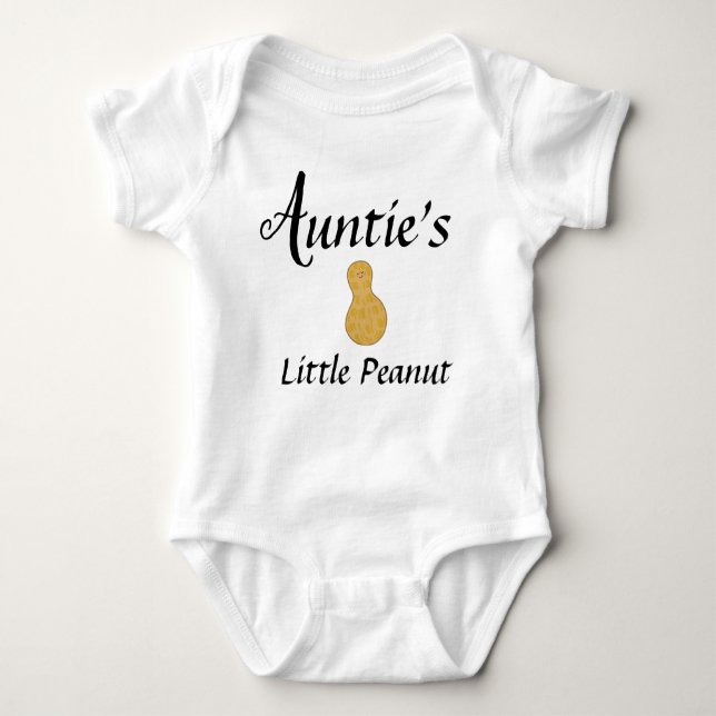 Moster Little Peanut Niece Nephew T Shirt (Framsida)
