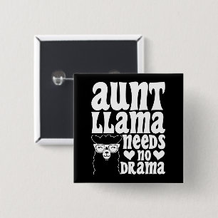 Moster Llama behöver ingen Drama Auntie Birthday F Knapp