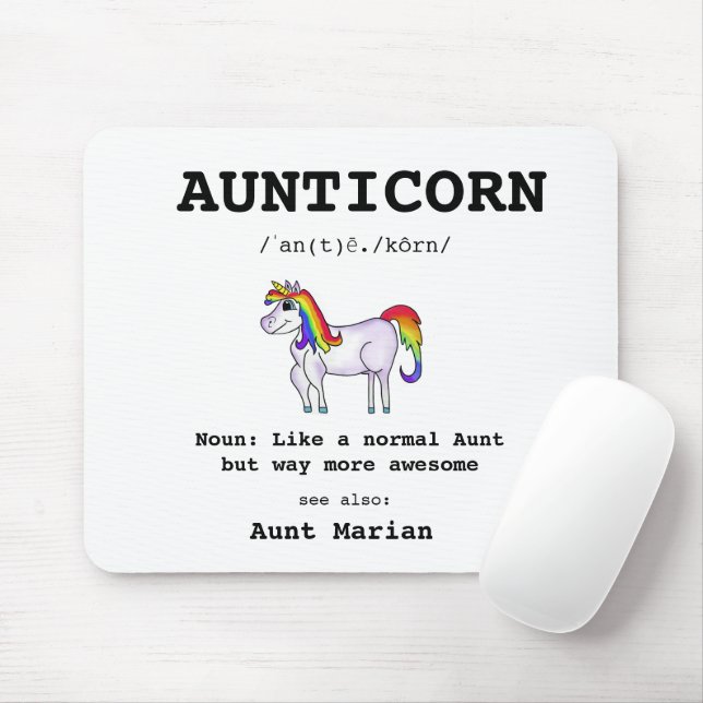 Moster Lunticorn Best Moster någonsin Musmatta (Med mus)