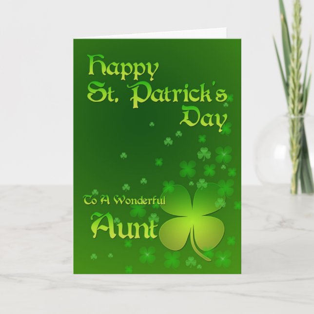 Moster, Lycklig St patrick's day-kort Kort (Framsida)