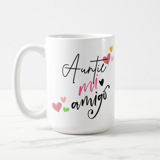 Moster mi amigo babykläder present kaffemugg (Vänster)
