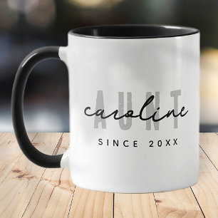 Moster Modern Elegant enkel minimalistisk Chic Mugg