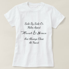 Moster & Niece-citat – Sido vid sida eller mil apa T Shirt
